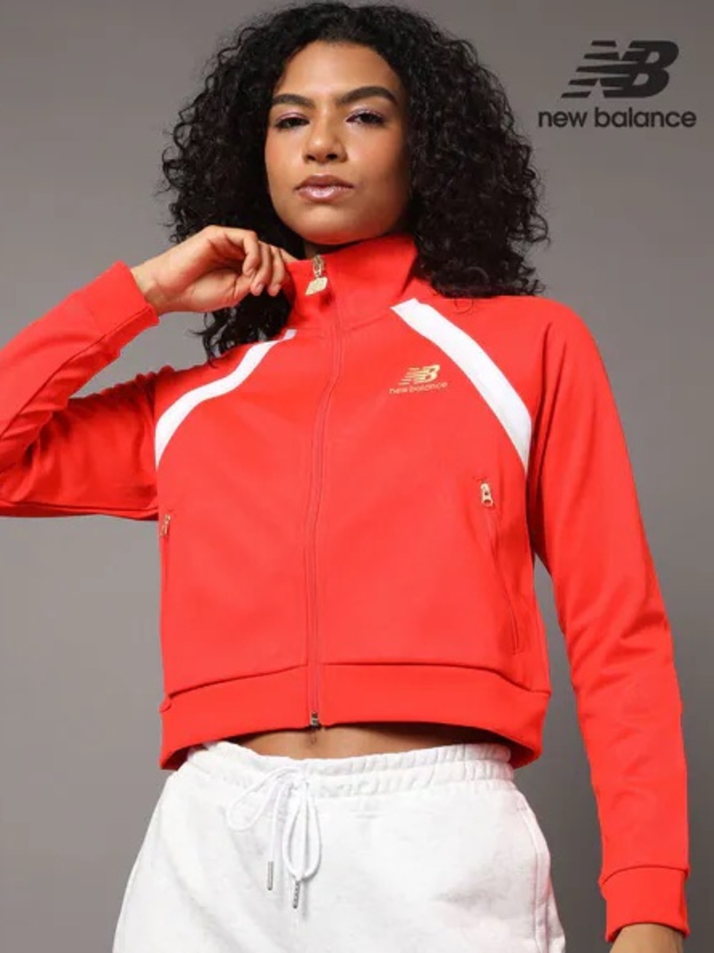 NWOT New Balance NB Athletics Podium Track Jacket Small